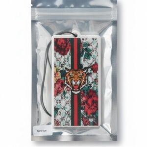 Luxury Tiger Rose Car Air Freshener | New Car Scent GG Stripe